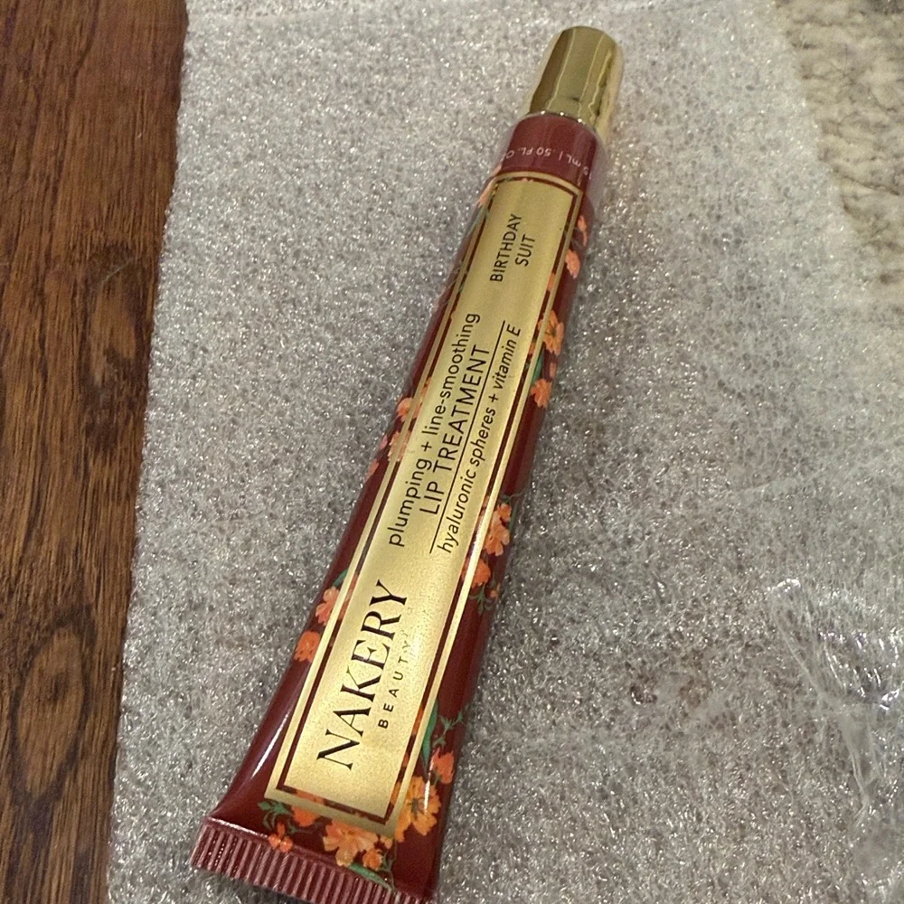 NEW .5oz Plumping + Line Smoothing Lip Treatment BIRTHDAY SUIT